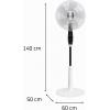 Image Ventilateur sur pied Rowenta VU5690F0 - Blanc et Métallisé à 99,99€
