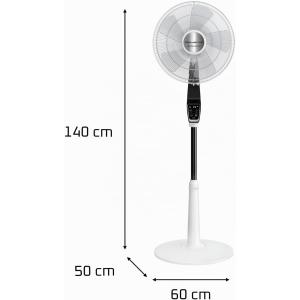 Image Ventilateur sur pied Rowenta VU5690F0 - Blanc et Métallisé à 99,99€
