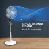 Image Ventilateur sur pied Rowenta VU5690F0 - Blanc et Métallisé à 99,99€