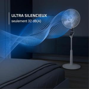 Image Ventilateur sur pied Rowenta VU5690F0 - Blanc et Métallisé à 99,99€