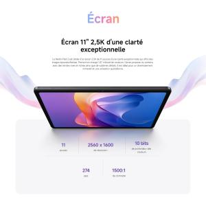 Image [Prime] Tablette 11" Xiaomi Redmi Pad 2 - Verte à 237€