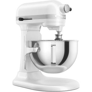 Image [Prime] Robot pâtissier KitchenAid 5KSM55SXXEWH - Blanc à 394,99€