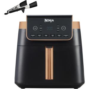 Image [Prime] Friteuse sans huile NINJA Air Fryer MAX PRO AF180EUCP - Cuivre/Noir à 85,69€