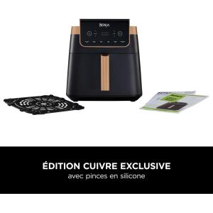 Image [Prime] Friteuse sans huile NINJA Air Fryer MAX PRO AF180EUCP - Cuivre/Noir à 85,69€