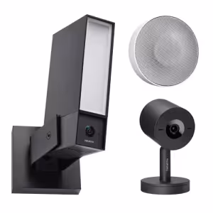 Image Pack de caméras de surveillance Netatmo ORIGINAL + ADVANCE + Sirène Intérieure - Noir à 519,99€