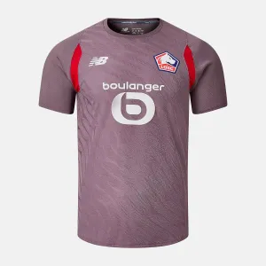 Image Maillot de football New Balance Lille LOSC Football Jersey - Dark Ice Wine à 35€