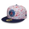 Image Casquette New Era 59FIFTY Paris Saint-Germain Cherry Blossom - Bleu marine à 26€