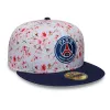 Image Casquette New Era 59FIFTY Paris Saint-Germain Cherry Blossom - Bleu marine à 26€
