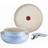Image [Prime] Batterie de cuisine Tefal Ingenio Serenity L8274S04 - Blue Calm à 39,99€