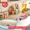 Image [Prime] Batterie de cuisine Tefal Ingenio Serenity L8274S04 - Blue Calm à 39,99€