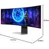 Image [Prime] Écran PC 49" Samsung Odyssey OLED G9 OLED G950 - 240Hz - Argent à 799,00€