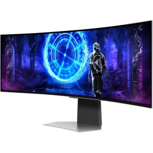 Image [Prime] Écran PC 49" Samsung Odyssey OLED G9 OLED G950 - 240Hz - Argent à 799,00€