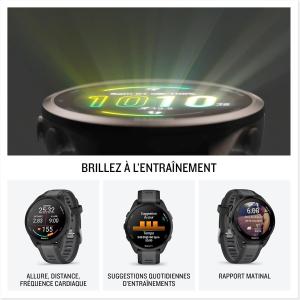 Image [Prime] Montre connectée Garmin Forerunner 165 - Noir/Gris à 178,59€
