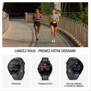 Image [Prime] Montre connectée Garmin Forerunner 165 - Noir/Gris à 178,59€