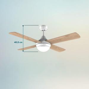 Image [Prime] Ventilateur de plafond Cecotec EnergySilence Aero 4250 DC Fresh - Bois à 72,90€