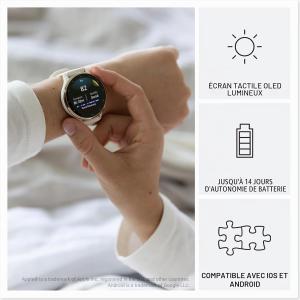 Image [Prime] Montre Connectée Garmin Venu 3S - Ivoire à 310,56€