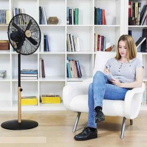 Image [Prime] Ventilateur sur pied Cecotec EnergySilence 600 Woodstyle - Bois à 47,90€