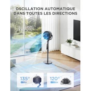 Image [Prime] Ventilateur circulateur d'air Midea FG18-26XRD - Gris à 63,99€