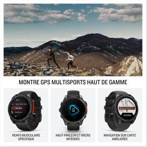 Image [Prime] Montre connectée Garmin fēnix 8 - Graphite à 592,10€