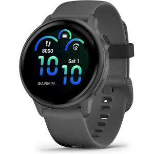 Image [Prime] Montre connectée Garmin vívoactive 6 - Pebble Grey à 199,00€
