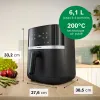 Image Friteuse air chaud Bosch B1EMAF4RB1 Serie4 - Noir à 99,99€