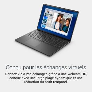 Image [Prime] PC portable Dell 16"  FHD (RAM 16Go, SSD 1To) DC16255 Ryzen 7 250 - Carbon Black à 599,00€