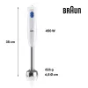 Image Mixeur plongeant BRAUN MQ10.201MWH - Blanc à 27,99€