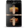 Image Airfryer PHILIPS NA462/70 Série 4000 Vertical Duo - Noir/Cuivre à 199,99 €