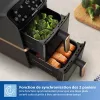 Image Airfryer PHILIPS NA462/70 Série 4000 Vertical Duo - Noir/Cuivre à 199,99 €