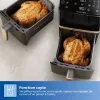 Image Airfryer PHILIPS NA462/70 Série 4000 Vertical Duo - Noir/Cuivre à 199,99 €