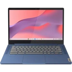 Image Chromebook 14" LENOVO IP Slim 3 Chrome 14M868 (MediaTek Kompanio 520, eMMC 128Go, RAM 4Go) - Abyss Blue à 199,99 €