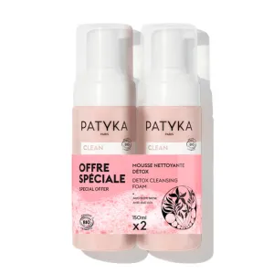 Image Duo mousse nettoyante visage Patyka Duo Mousse Nettoyante Détox - 25,85 €