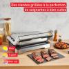 Image Grill électrique Tefal OptiGrill 4 en 1 XL GC784D10 - Acier Inoxydable à 209,99€