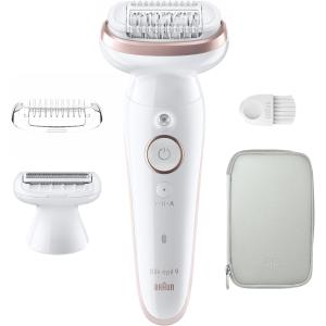 Image Épilateur électrique Braun Silk-épil 9 9-030 - Blanc/Rose à 99,99€