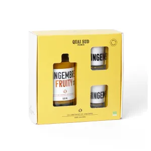 Image Coffret concentré de gingembre bio Fruity Mangue Passion - 50 cl à 23,07€