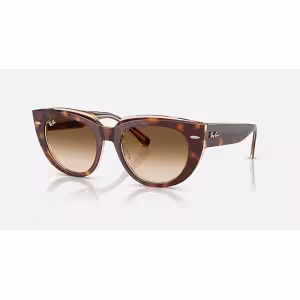 Image Lunettes de soleil Ray-Ban DOREEN - Havana clair sur multicolore transparent à 128,10€