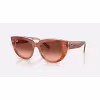 Image Lunettes de soleil Ray-Ban DOREEN - Havana clair sur multicolore transparent à 128,10€