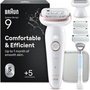 Image Épilateur électrique Braun Silk-épil 9 9-130 - Flamant à 119,99€