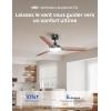 Image Ventilateur de plafond DREO DR-HCF004 - Noir à 99,99€