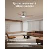 Image Ventilateur de plafond DREO DR-HCF004 - Noir à 99,99€