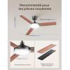 Image Ventilateur de plafond DREO DR-HCF004 - Noir à 99,99€