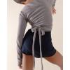 Image Cache-cœur Repetto Manches longues - Gris souris à 37,50€
