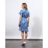 Image Robe courte imprimée BLEU - 59,99€