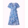 Image Robe courte imprimée BLEU - 59,99€
