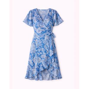 Image Robe courte imprimée BLEU - 59,99€