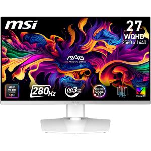 Image Écran gaming MSI MAG 272QPW QD-OLED X28 - Blanc à 449,90€