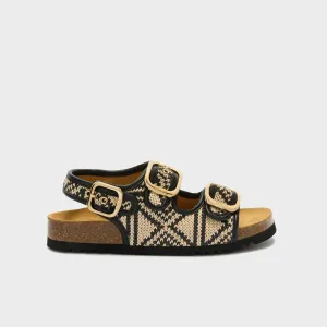 Image Sandales Alohas Noelle Backstrap - Off white/Black à 91,00€