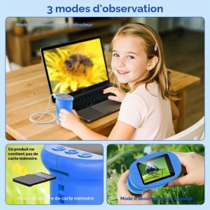 Image Microscope numérique Temodu 382-Blue - Bleu à 26,00€