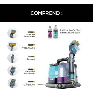 Image Shampouineuse Shark StainStriker HairPro Pet PX250EUT - Noir à 149,99€