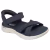 Image Sandales Skechers GO WALK Flex Sandal - Cozy Fit Kaia - Bleu marine ou Beige à 51,99€